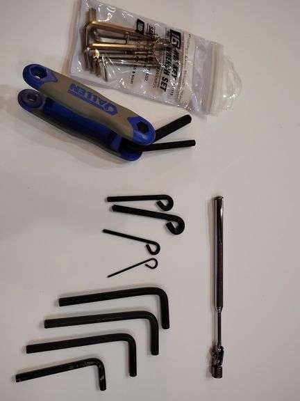 HEX KEY WRENCH SET, modified 6MM BOBBER SEAT, ALLEN WRENCHES, TELESCOPING MAGNET. image