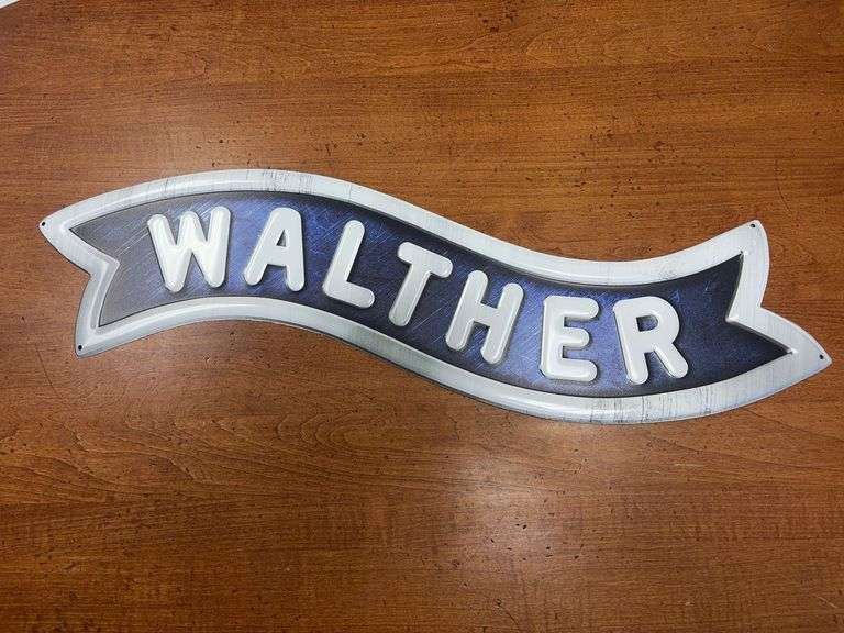 23” Walther Metal Ribbon Signage image