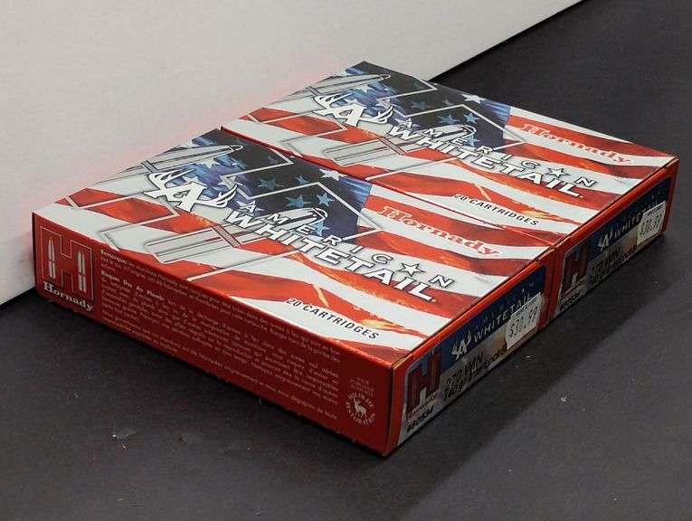 Two 20 Cartridge Boxes Hornady American Whitetail 270 WIN 140 Grain InterLock image