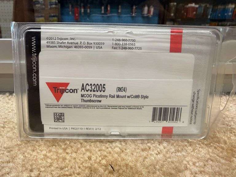 MCOG Picatinny Rail Mount w/Colt Style AC32005 image