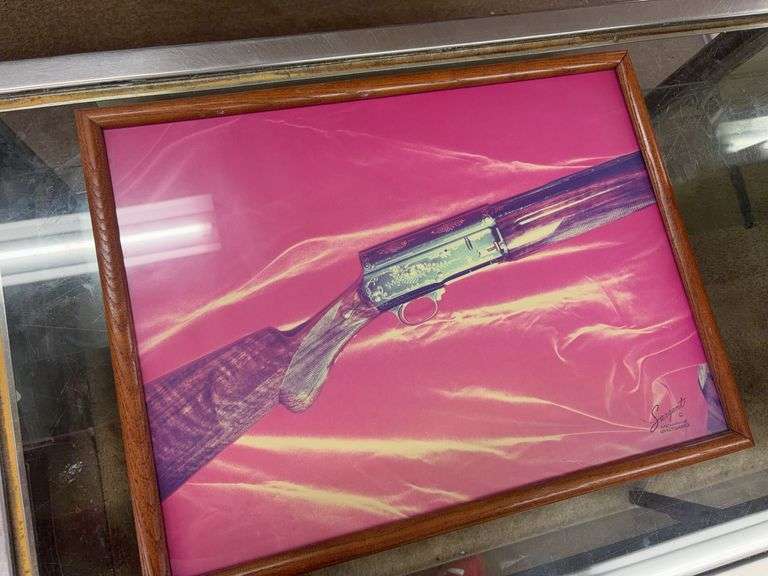 Framed Photograph of Browning 85 by Memphis’ Own Stock Maker Harry Sargent image