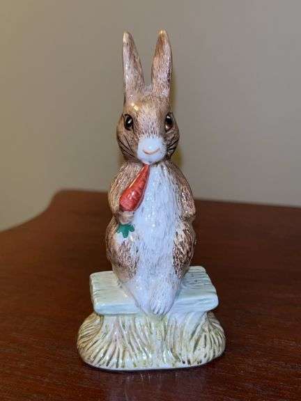 Vintage “Fierce Bad Rabbit” Porcelain Beatrix Potter Figurine- Beswick England…..Copyright 1977 image