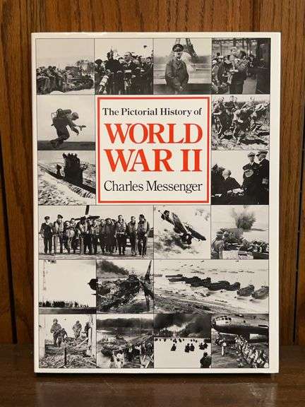 Hardback edition with dust jacket “The Pictorial History of World War II” image
