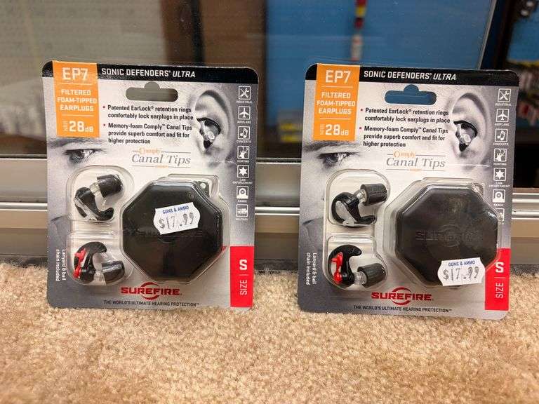 Two SureFire Sonic Defender Filtered and Flanged Earplugs (EP3/24dB), Small image