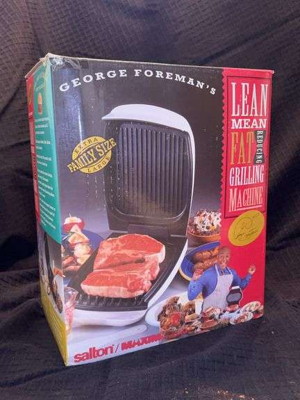 NIB George Foreman Lean Mean Fat Reducing Grilling Machine image
