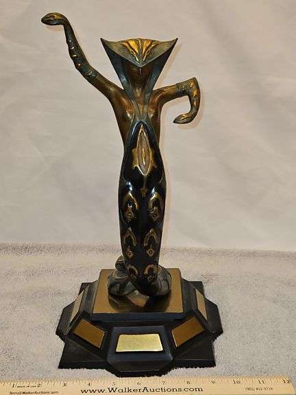 Erté Limited Edition Bronze "La Jalousie" Signature Stamped & Numbered 57/300 NO PAPERWORK... image