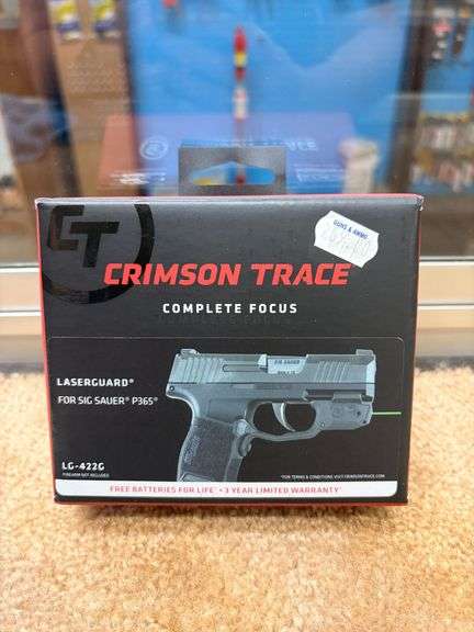 Crimson Trace LaserGuard Sig Sauer P365, Green Sight LG-422G image