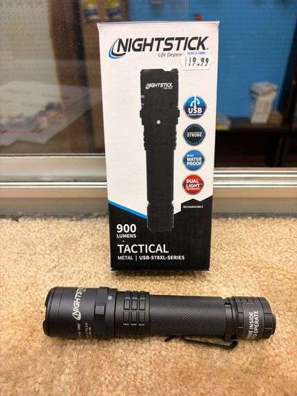 NightStick Tactical Dual-Light Rechargeable Flashlight USB-578XL-SERIES image