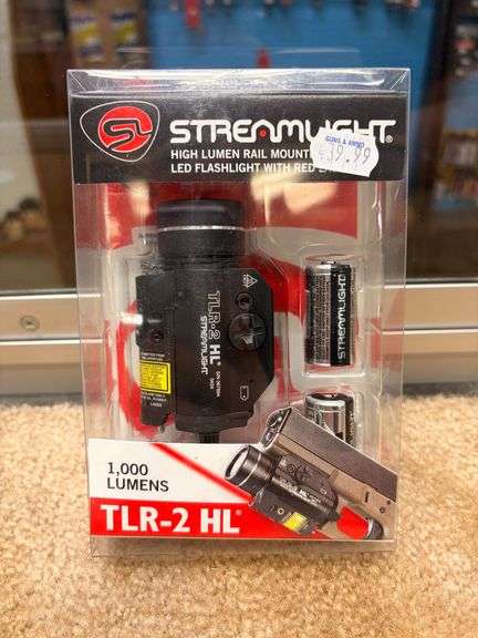 Streamlight High Lumen Rail Mounted Tactical LED Flashlight, Red Sight TLR-2 HL image