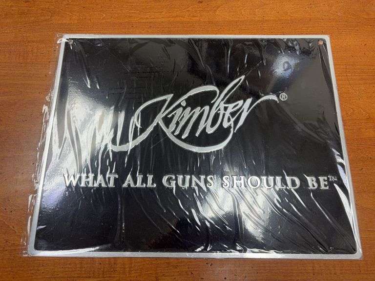 New Kimber “What All Guns Should Be” Metal Signage at 16” image