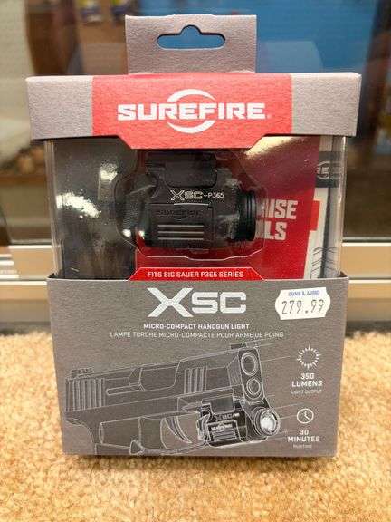 SureFire XSC Micro-Compact Handgun Light (Fits Sig Sauer P365) XSC-P635 image