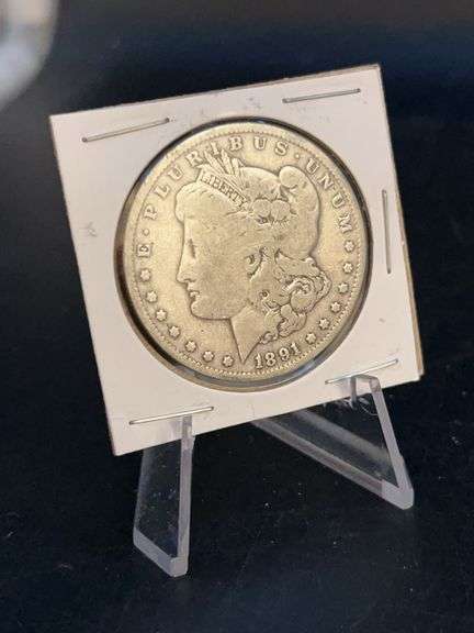 1891-O Morgan Silver Dollar image