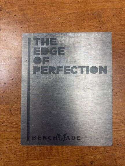 7.5” Benchmade “The Edge of Perfection” Plaque image