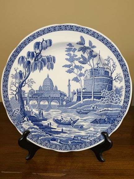 Spode Blue Room Collection "Rome" dinner plate…..first introduced c. 1811…..10-1/2” image