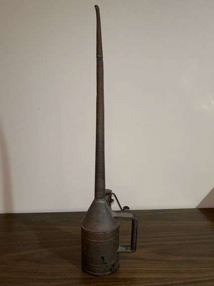 Vintage I.C.R.R. Railroad Oil Can….25-1/2” tall image