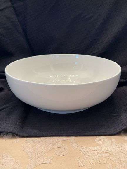 Nice looking white large pasta bowl…..13-1/4”D x 4-1/4 tall image