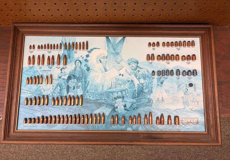 2’ Wooden Framed SPEER Bullet Collection image