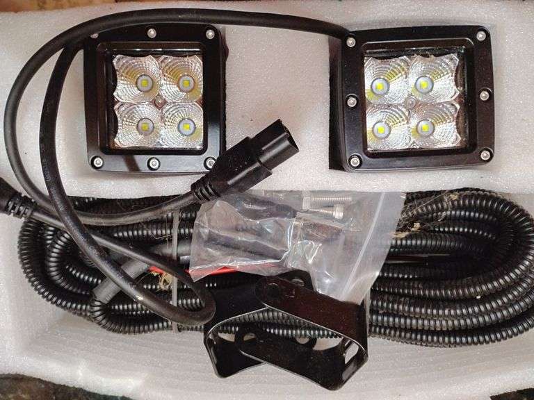 PRO COMP LED S4 SPORT LIGHTS/FLOOD TWO (2) PAIR PACKS, total 4 lights, one box missing. New. image