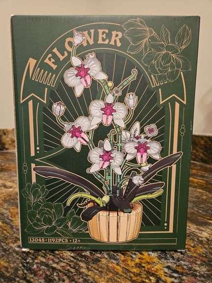 NIB Potted Flower Building Block Set #MJI-13048... image