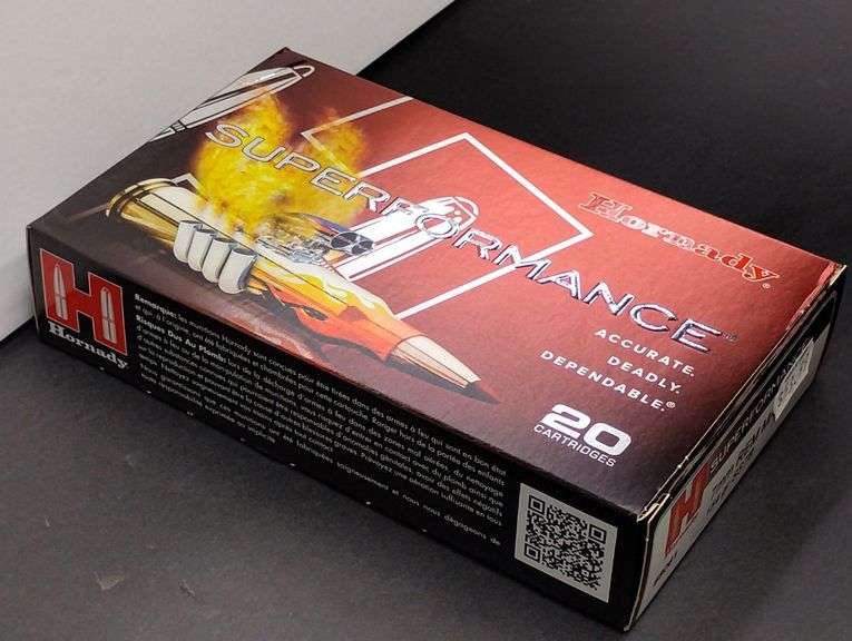 One 20 Cartridge Box Hornady Superformance 7mm REM MAG 154 Grain SST image