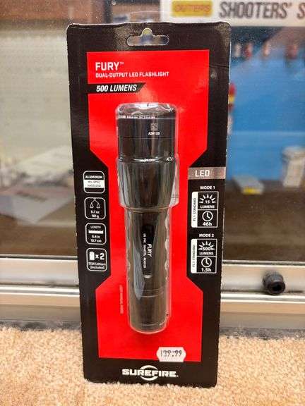 SureFire Fury Dual-Output LED Flashlight P2X-B-BK image