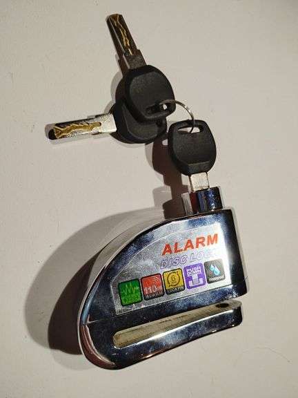 Customizable DF8303 Motorcycle Disc Brake Lock Durable Zinc Alloy image