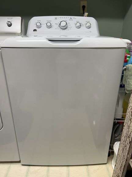 GE Deep Fill HE Top Load Washing Machine…..27 x 25 x 42-1/2 tall to top of machine…..fully functional image