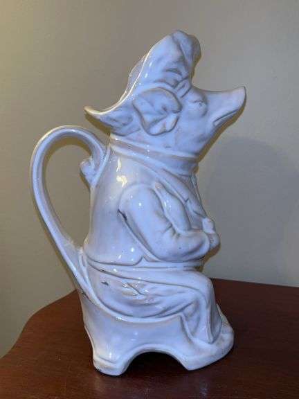 Vintage Italian Pig Chef Pitcher…..10” tall image