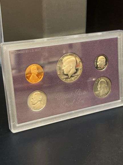 1987 US Proof Set in original box image