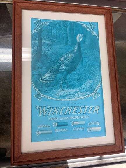 Framed Winchester Shotgun Shell Print image