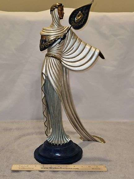 Erté Treasures in Bronze Limited Edition "Tanagra" Signature Stamped & Numbered 91/500 w/COA & Cert. of Value... image