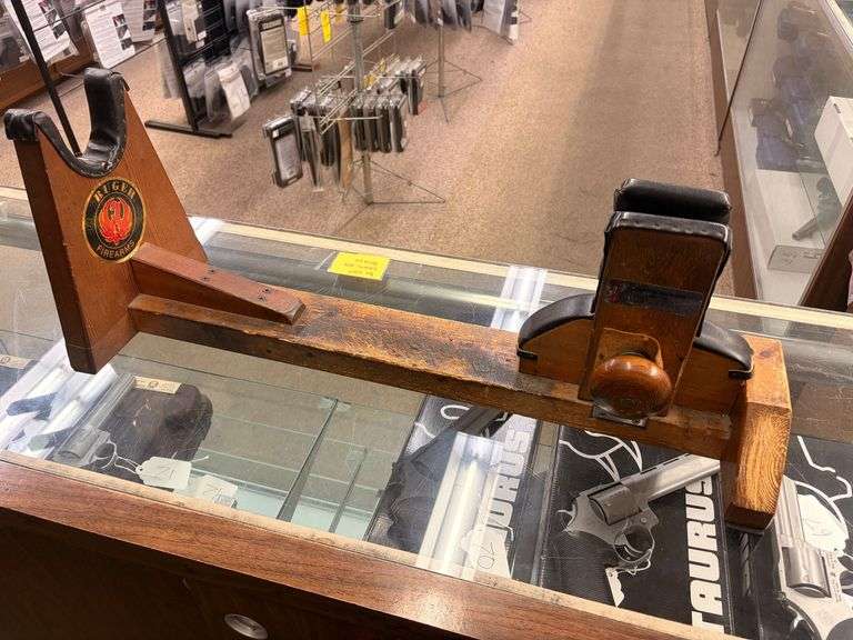 29” Wooden Padded Johnson Brothers Gun Mount image