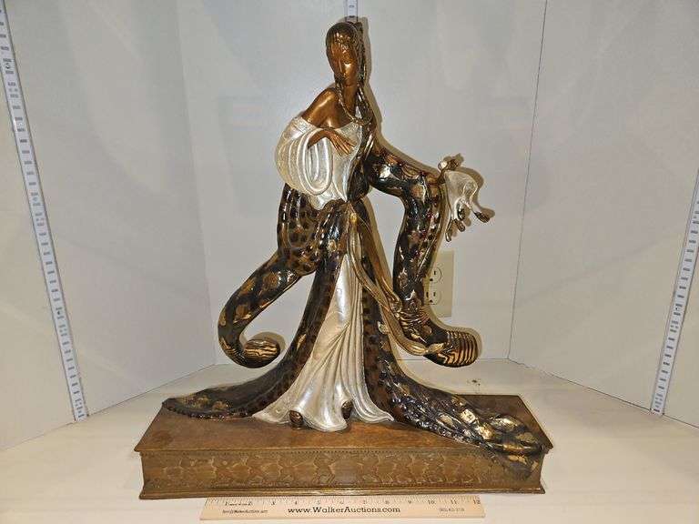 Erté Limited Edition Bronze "Rigoletto" Signature Stamped & Numbered 32/375 w/COA & Certificate of Value... image