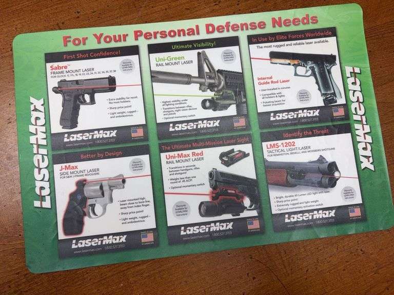 17” LaserMax Gun Mat image