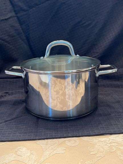 NIB Martha Stewart 5qt Stainless Chili/Stock Pot image
