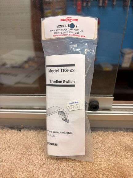 SureFire Weapon Light Grip Switch (Smith & Wesson, M&P) DG-12 image