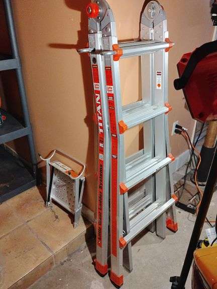 Titan Little Giant Ladder System 250 lb. Duty Rated, with Work Platform image