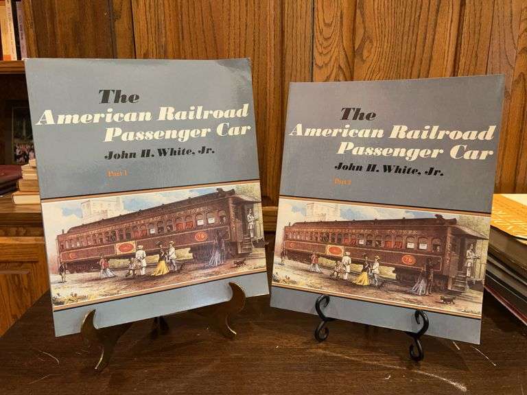 2-book set of “The American Railroad Passenger Car” in paperback image