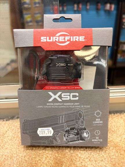 SureFire XSC Micro-Compact Handgun Light (Fits Springfield Armory Hellcat) XSC-HELLCAT image