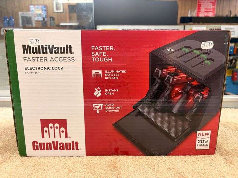 GunVault MultiVault Electronic Lock GV2050-19 image