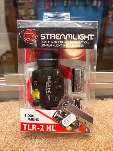 Streamlight High Lumen Rail Mounted Tactical LED Flashlight , Red Sight TLR-2 HL image
