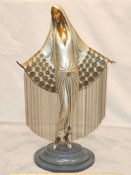 Erté Limited Edition Bronze "Beloved" Signature Stamped & Numbered AP 26/37 w/Certificate of Value... image