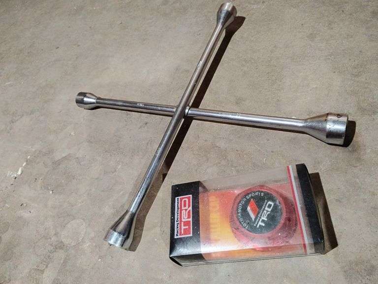TRD Racing Development Oil Filler Cap and Four Way Lug Wrench image