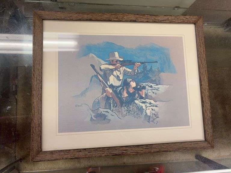 15” x 12” Rifle Hunting Print by Joe Sorensen image