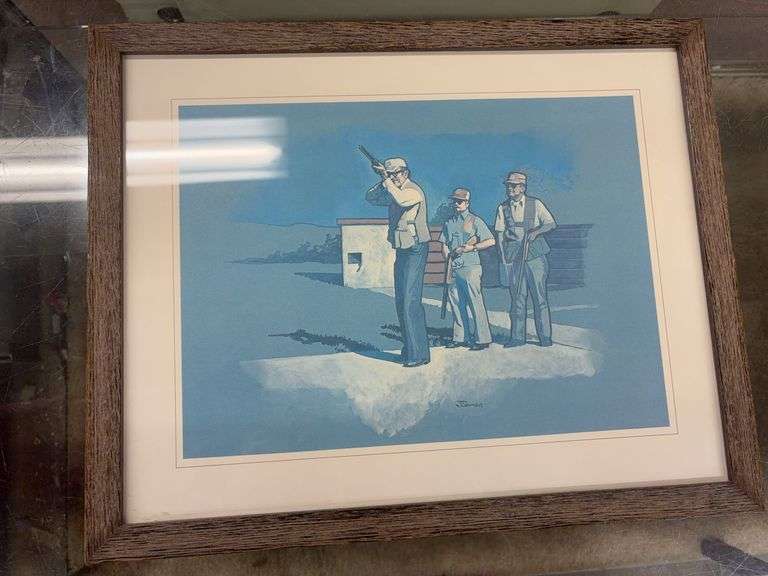 15” x 12” Skeet Shooting Print by Joe Sorensen image