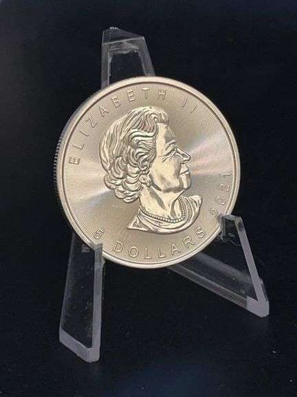 Uncirculated 2021 Canadian 1 oz. Silver $5 Coin image