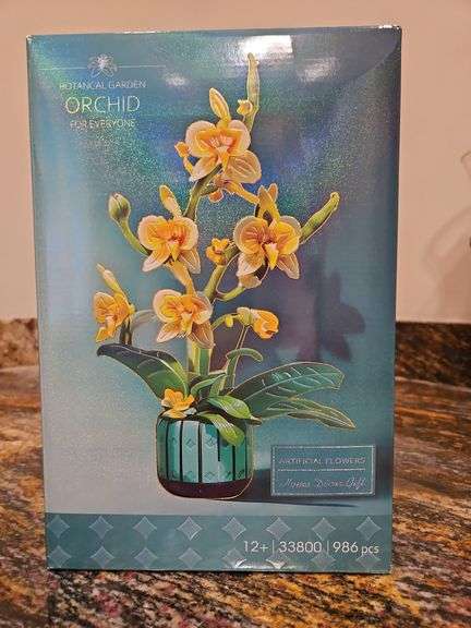 NIB Botanical Gardens Orchid for Everyone Building Block Set # BAKA 33800... image