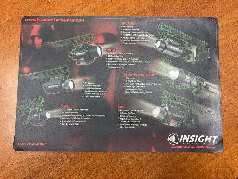 18” Insight Tech Gear “Dominate the Darkness” Gun Mat image