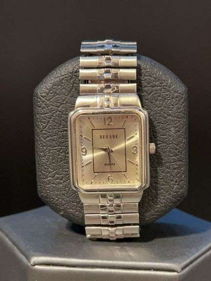 DECADE (388) men’s quartz watch with stretchy band…..Japan movement image