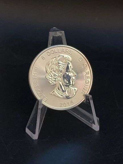 Uncirculated 2016 Canadian 1 oz. Silver $5 Coin image